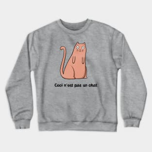 This is Not a Cat Crewneck Sweatshirt